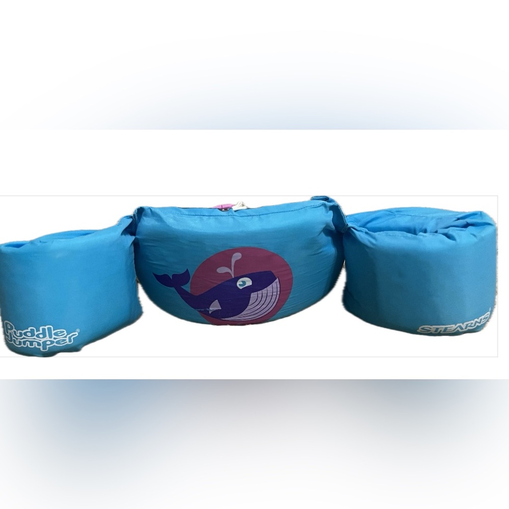 COLEMAN Stearns Kids Puddle Jumper Swimming Life Jacket Vest | Blue Whale.